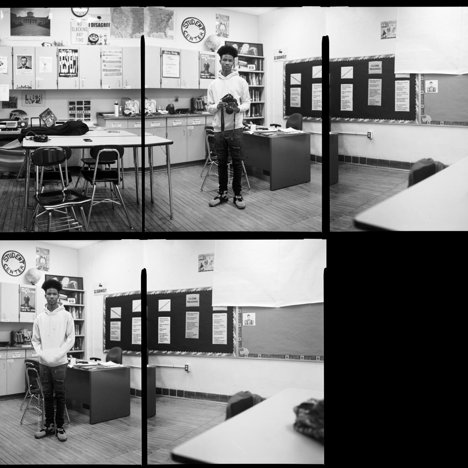 Shooting without Bullets is a youth advocacy and fine arts education program designed to empower teens to share their opinions about social justice issues.