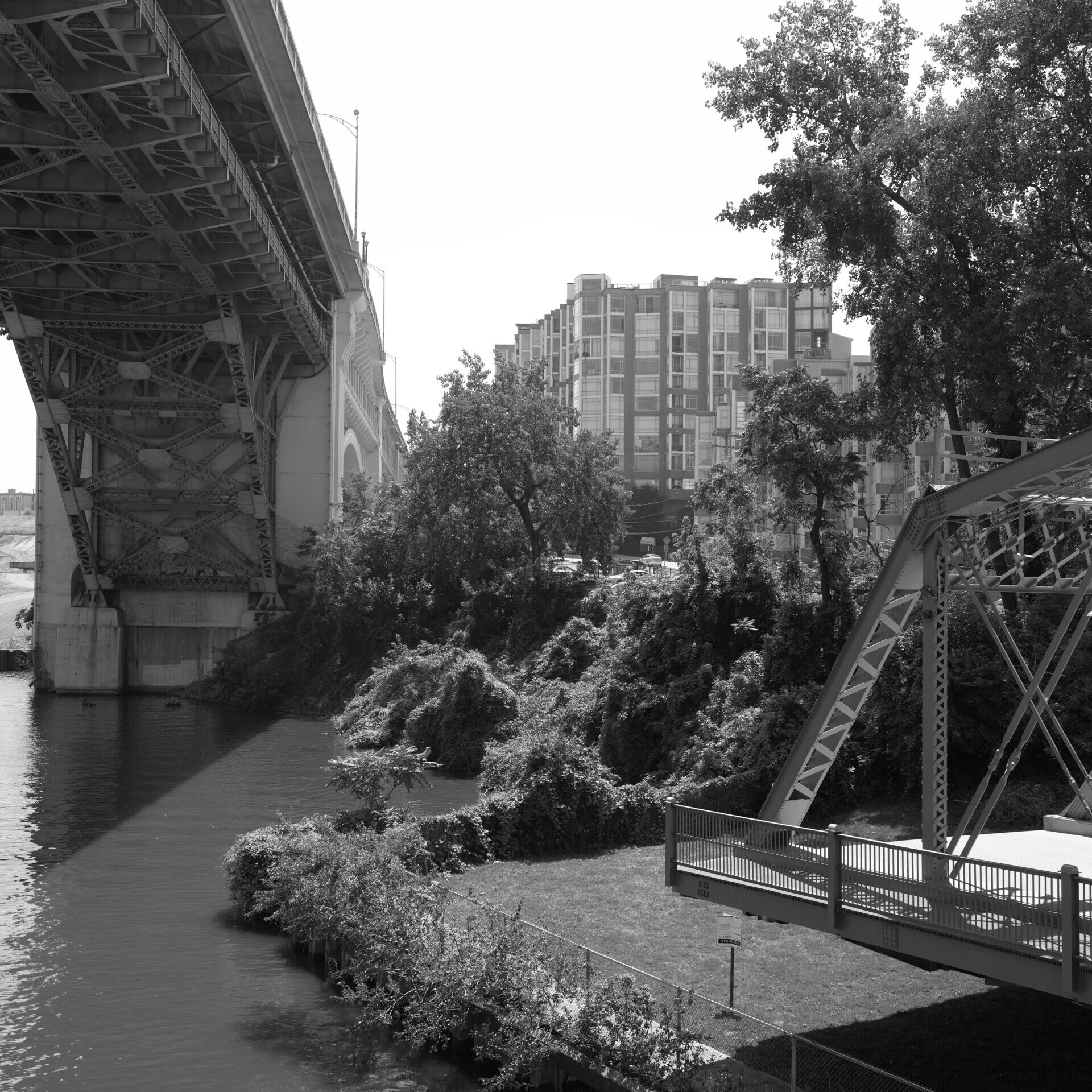 Detroit-Superior Bridge and Center Bridge